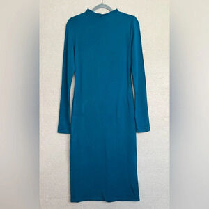 Taylor Jane Long Sleeve Maxi Dress-Women’s L-Casual-Winter-Comfort-Teal-Classic